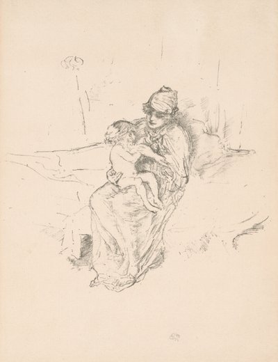 Moeder en Kind, Nr. 1 door James Abbott McNeill Whistler