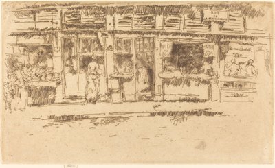 Rue de la Rochefoucault door James Abbott McNeill Whistler