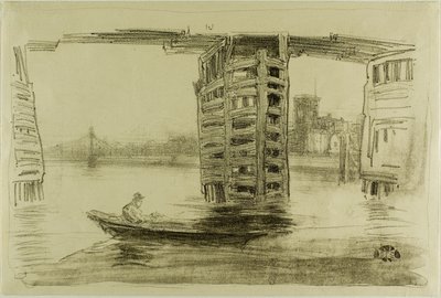 De brede brug door James Abbott McNeill Whistler