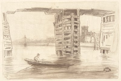 De brede brug door James Abbott McNeill Whistler