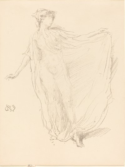 Het Dansmeisje door James Abbott McNeill Whistler