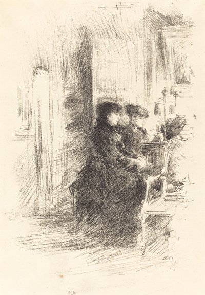 Het duet door James Abbott McNeill Whistler