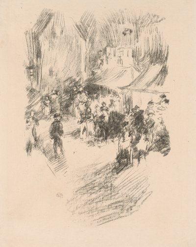 De kermis door James Abbott McNeill Whistler