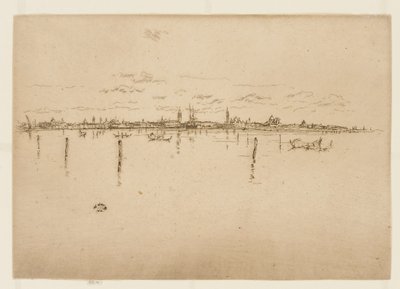 Het Kleine Venetië door James Abbott McNeill Whistler