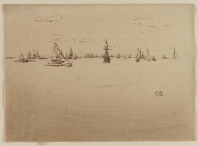 Het torenschip door James Abbott McNeill Whistler