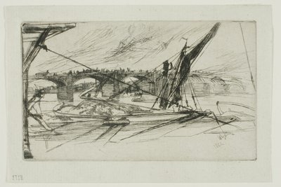 Vauxhall Brug door James Abbott McNeill Whistler