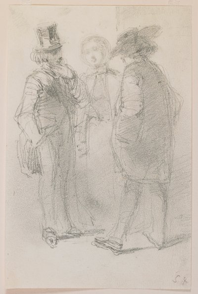 Whistler met vrienden door James Abbott McNeill Whistler