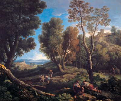 Landschap door Jan Frans van Bloemen