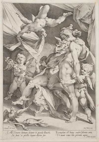 Venus en Mercurius door Jan Harmensz. Muller