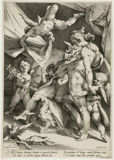 Venus en Mercurius door Jan Harmensz. Muller