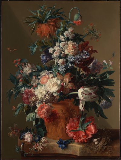 Vaas met Bloemen door Jan Huysum van