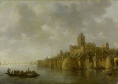 De Valkhof in Nijmegen. 1641 door Jan Josephsz van Goyen