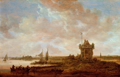 Nederlands Landschap door Jan Josephsz van Goyen