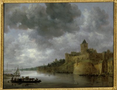 Het Valkhof in Nijmegen, 1642 door Jan Josephsz van Goyen