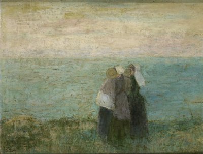 Vrouwen aan zee door Jan Toorop