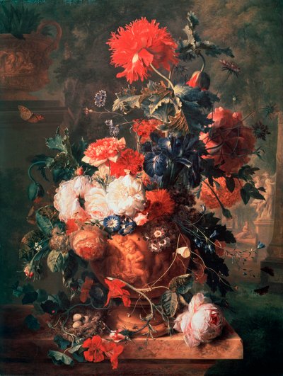 Bloemen, 1722 door Jan van Huysum