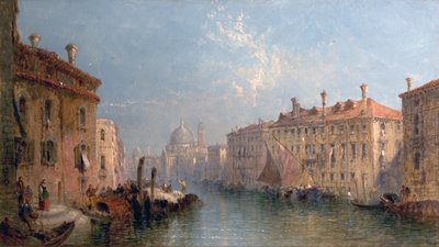 Grote Kanaal, Venetië, Italië, ca. 1875 door Jane Vivian