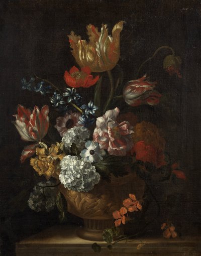 Bloemenstuk door Jean Baptiste Monnoyer