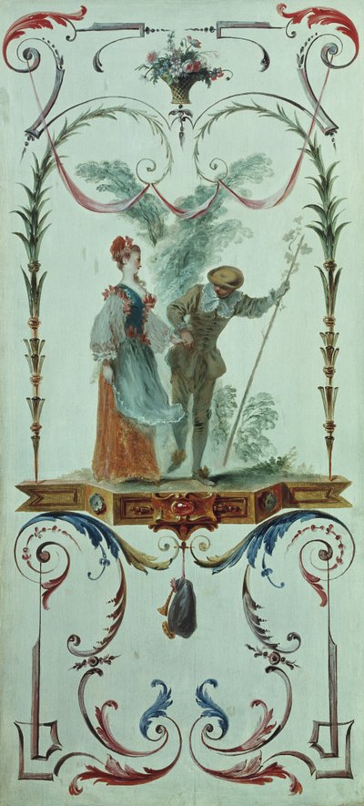 De Betoveraar, 1707-08 door Jean Antoine Watteau