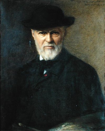 Portret van Jean-Jacques Henner (1829-1905) 1899 door Jean Benner