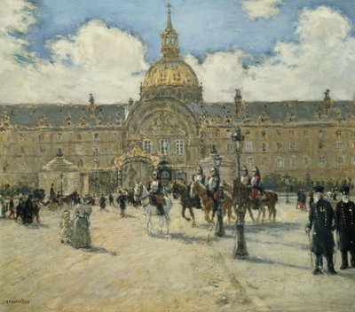 Hotel des Invalides door Jean Francois Raffaelli