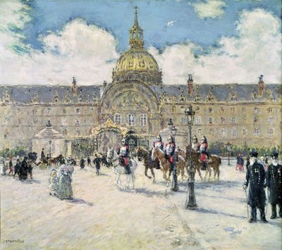 Het Hotel des Invalides door Jean Francois Raffaelli