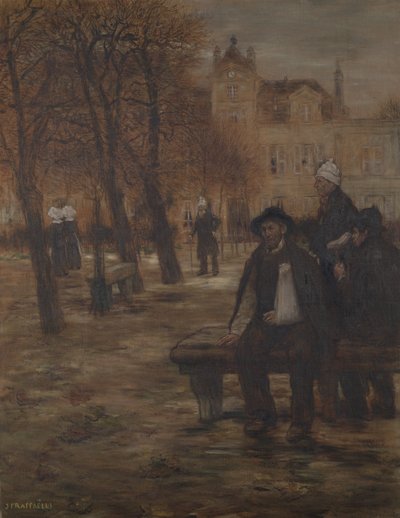 De oude herstellenden, c.1892 door Jean Francois Raffaelli