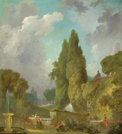 Blindemannetje door Jean Honore Fragonard