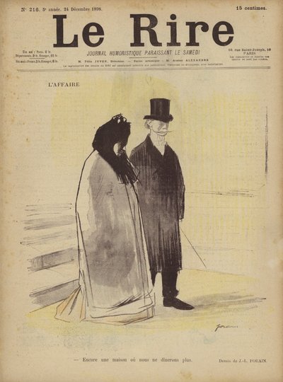 Illustratie voor Le Rire door Jean Louis Forain