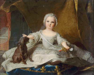 Marie Zephirine van Frankrijk door Jean Marc Nattier