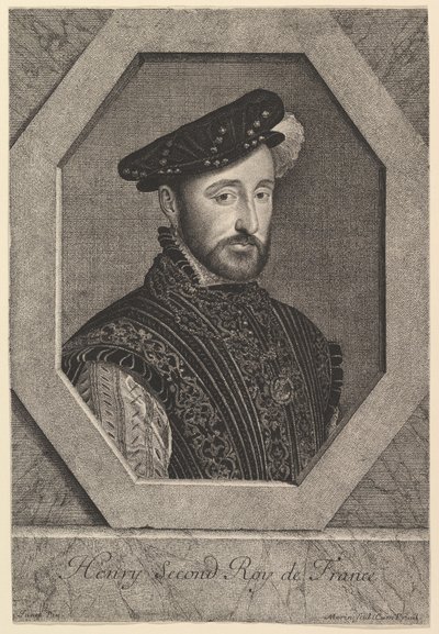 Henri II, koning van Frankrijk door Jean Morin