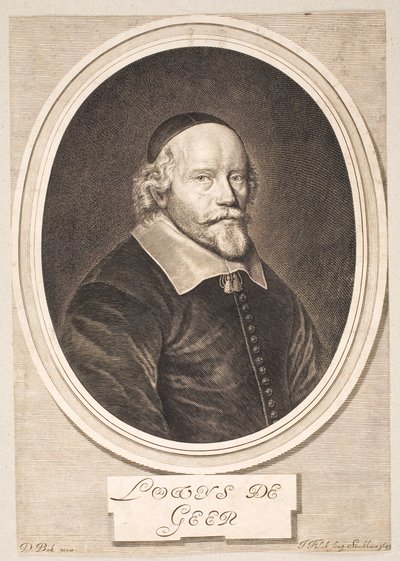 Portret van Louis de Geer door Jeremias Falck