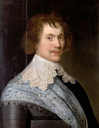 Sir Thomas Byron door Joachim Ottensz Houckgeest