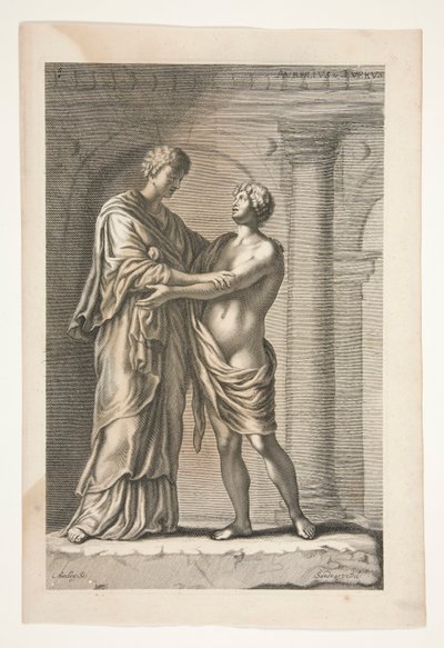 Papirius, uit Sculpturae Veteris Admirata door Joachim von Sandrart