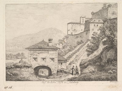 De Hoge Feestdag in Salzburg, 1819 door Johann Christian Erhard