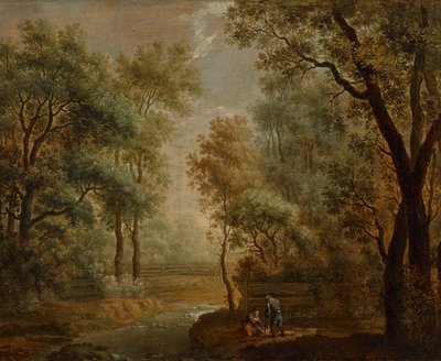 Boomlandschap door Johann Evangelist Dorfmeister