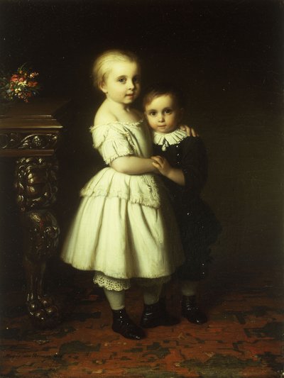 Broederliefde, 1858 door Johann Georg Meyer