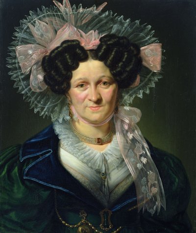 Sophie Louise Marquard (1788-1838) door Johann Hieronymous Barckhan