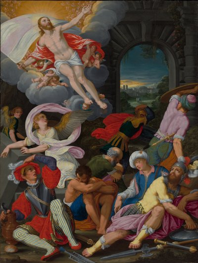 De opstanding van Christus, 1622 door Johann König