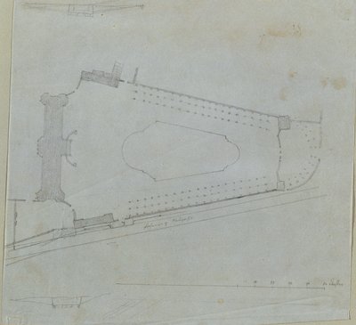 Studie voor het Bovenste Belvedere door Johann Peter Krafft