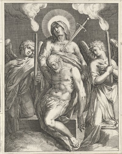 Pietà door Johann Sadeler (I)