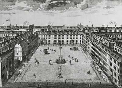 Lincolns Inn New Square, ca. 1725 door John Bowles