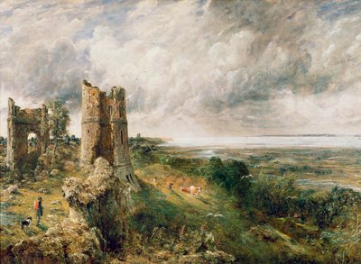 Hadleigh Castle, 1829 door John Constable