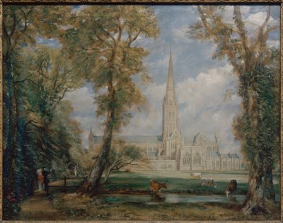 Kathedraal van Salisbury door John Constable