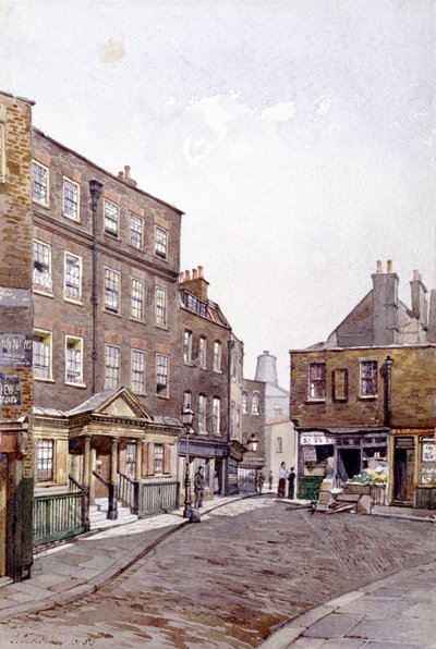 Clerkenwell Close, Londen, 1883 door John Crowther