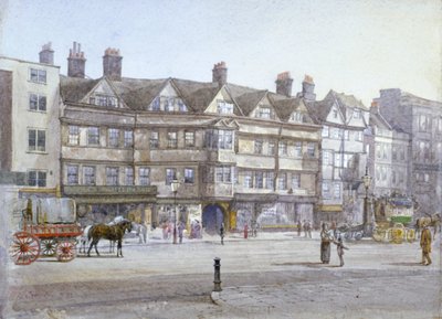 Staple Inn, Londen, 1882 door John Crowther