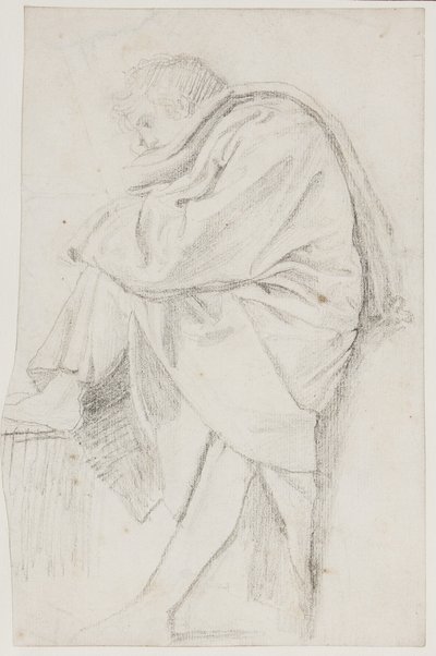 Man in gedachten verzonken, c.1790 door John Flaxman