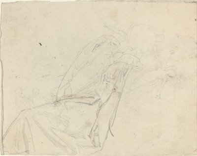 Blad met Studies [recto en verso] door John Flaxman