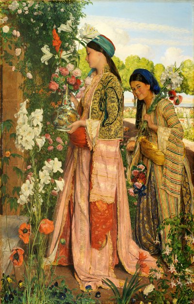 Lilium Auratum, 1871 door John Frederick Lewis