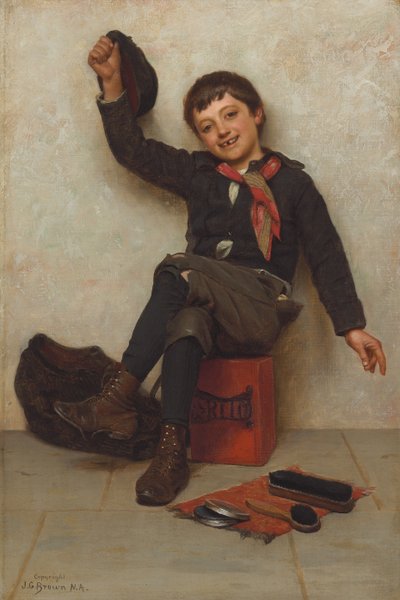 Alles goed, ca. 1897 door John George Brown